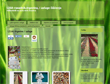 Tablet Screenshot of lisa-trgovina.com
